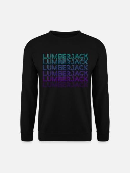 Lumberjack Lumberjack Retro - Unisex Sweatshirt - black