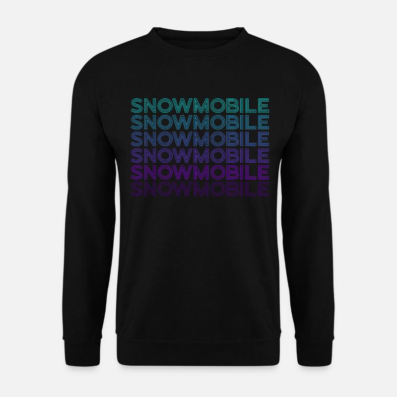 Snowmobile Retro - Unisex Sweatshirt - black