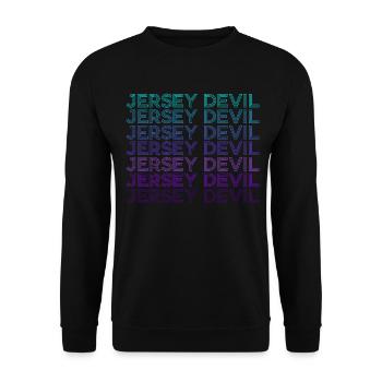 Jersey Devil Cryptozoologie Rétro - Sweat-shirt Unisexe - noir - Devant - Alina (178cm) & Michal (187cm)