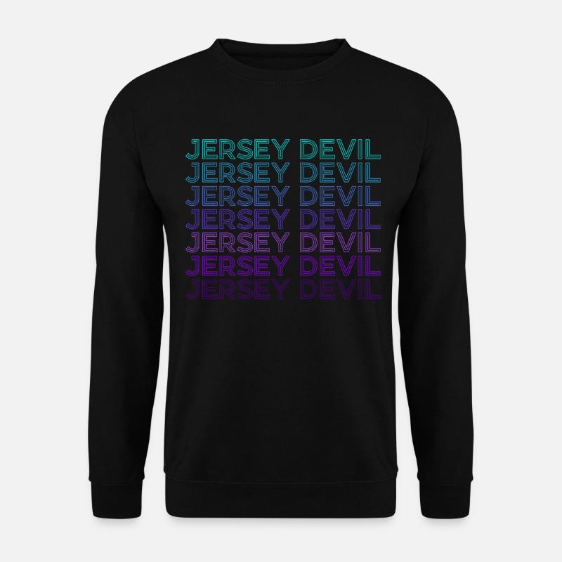 Jersey Devil Cryptozoology Retro - Unisex Sweatshirt - black