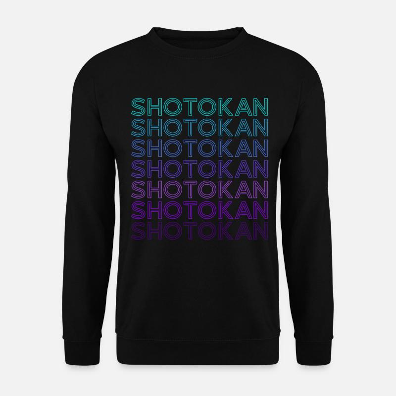 Shōtōkan Shotokan Tiger Kampfkunst Retro - Unisex Pullover - Schwarz