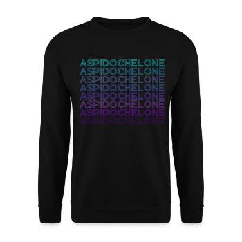 Aspidochelon Medieval Folklore Retro - Unisex Sweatshirt - black - Front - Alina (178cm) & Michal (187cm)