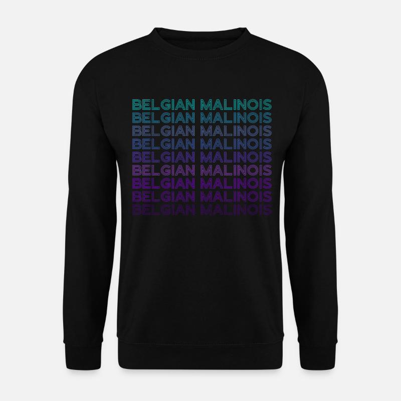 Belgian Malinois Retro - Unisex Sweatshirt - black