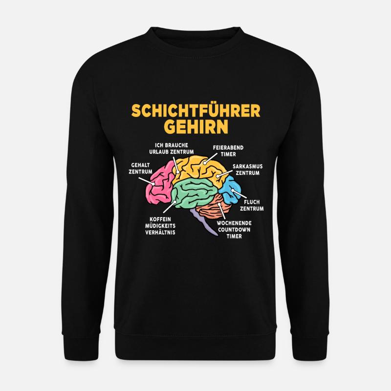 Schichtführer - Unisex Pullover - Schwarz