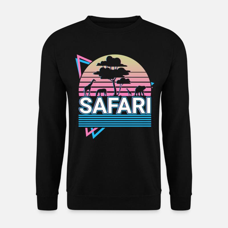 Safari Retro Gift - Unisex Sweatshirt - black