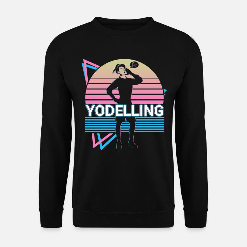 Jodelndes Retro-Geschenk - Unisex Pullover - Schwarz