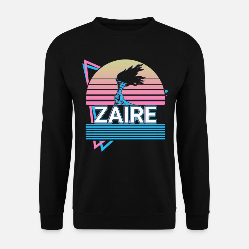 Zaïre Congo CongoLais Rétro Cadeau - Sweat-shirt Unisexe - noir