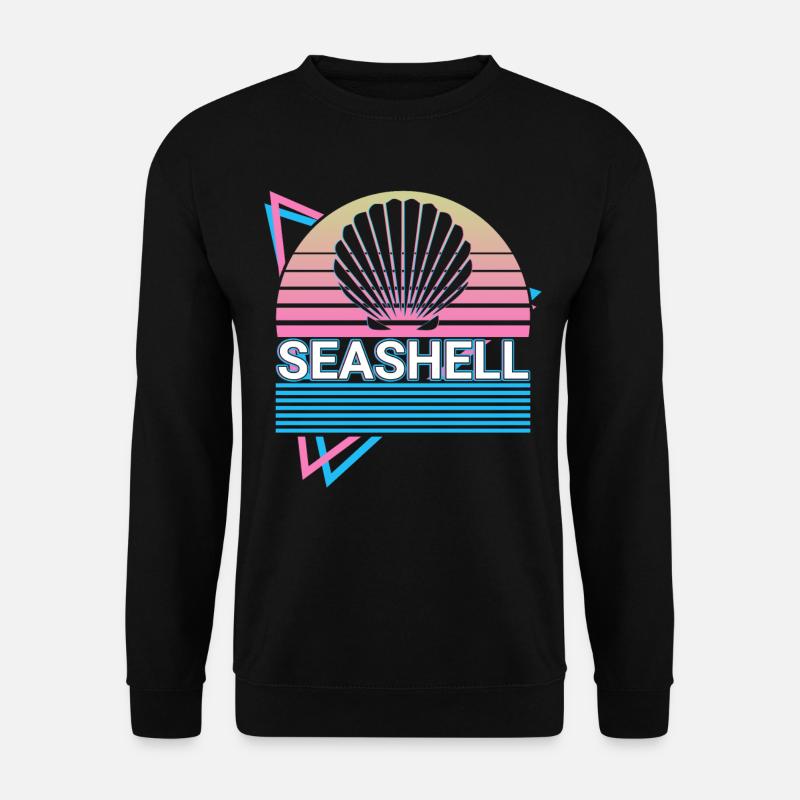 Shell Retro Gift - Unisex Sweatshirt - black