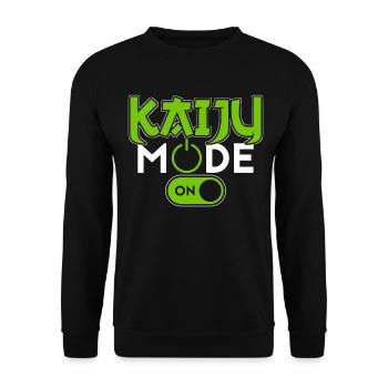 Drôle kaiju cadeau de monstre japonais - Sweat-shirt Unisexe - noir - Devant - Alina (178cm) & Michal (187cm)