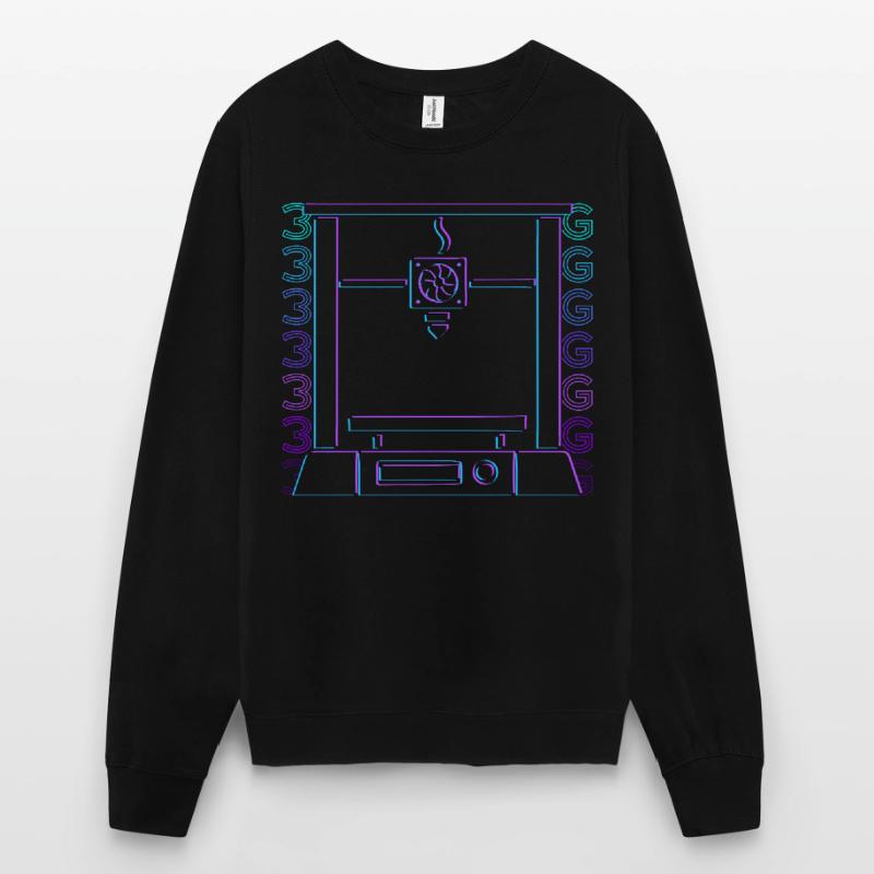3D Printing 3D Printer Retro Gift Unisex Sweatshirt