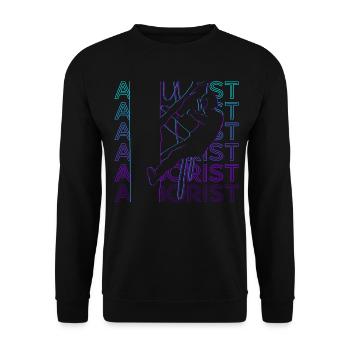 Arboriste Arboriste Rétro Cadeau - Sweat-shirt Unisexe - noir - Devant - Alina (178cm) & Michal (187cm)