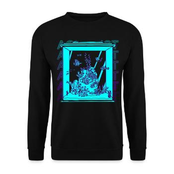 Aquarist Fish Keeper Fish Keeping Fish Aquarium G - Sweat-shirt Unisexe - noir - Devant - Alina (178cm) & Michal (187cm)