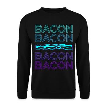 Speck Retro Gift - Unisex Sweatshirt - black - Front - Alina (178cm) & Michal (187cm)