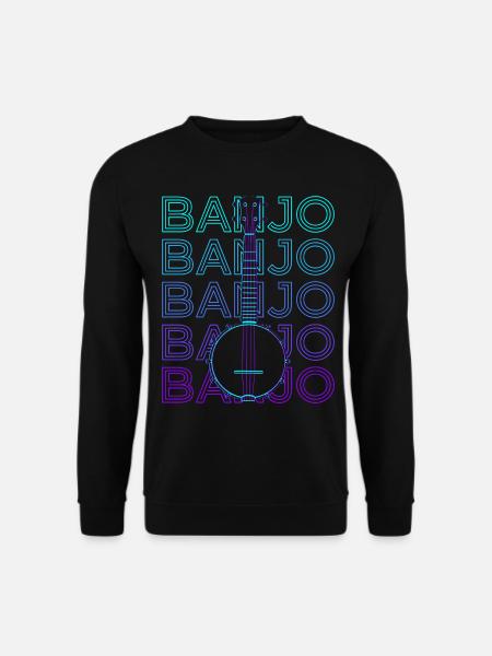 Banjo Guitar Retro Gift - Unisex Sweatshirt - black