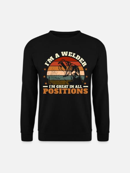 Funny Welder Welder Gift - Unisex Sweatshirt - black