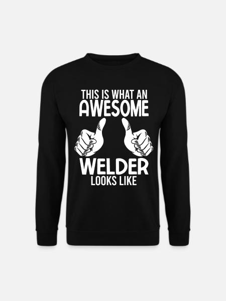 Funny Welder Welder Gift - Unisex Sweatshirt - black