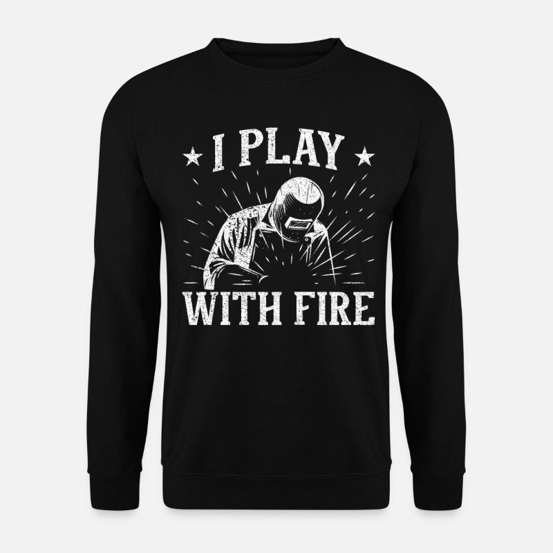 Funny Welder Welder Gift - Unisex Sweatshirt - black