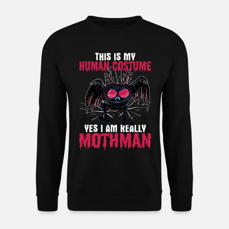 Mottenmann-Geschenk - Unisex Pullover - Schwarz