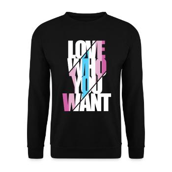 Femboy Gift - Unisex Sweatshirt - black - Front - Alina (178cm) & Michal (187cm)