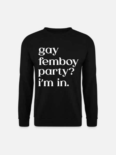 Funny Femboy Gift - Unisex Sweatshirt - black