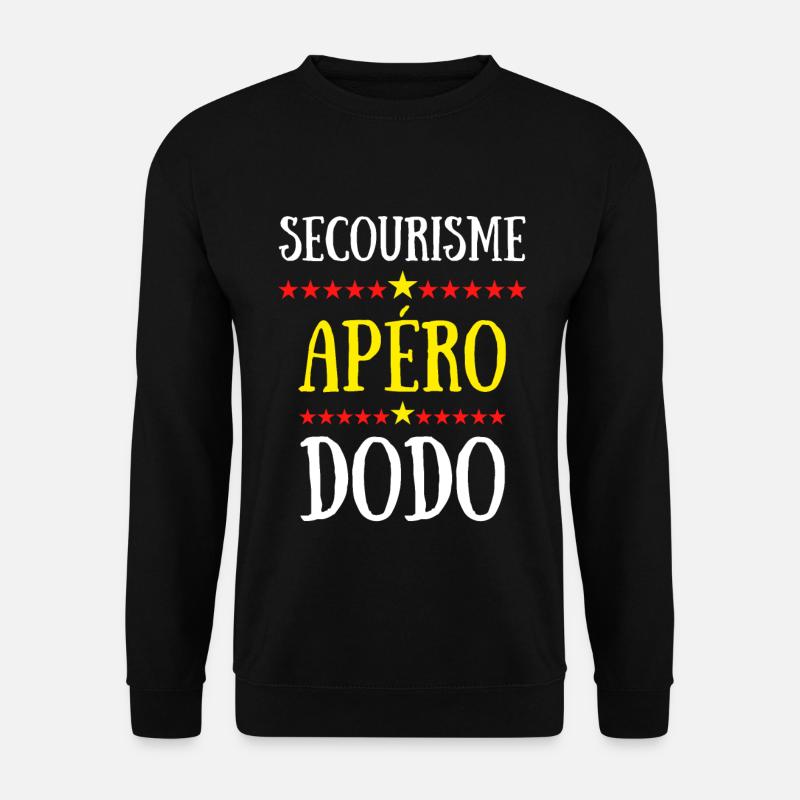 secourisme apéro dodo - Sweat-shirt Unisexe - noir