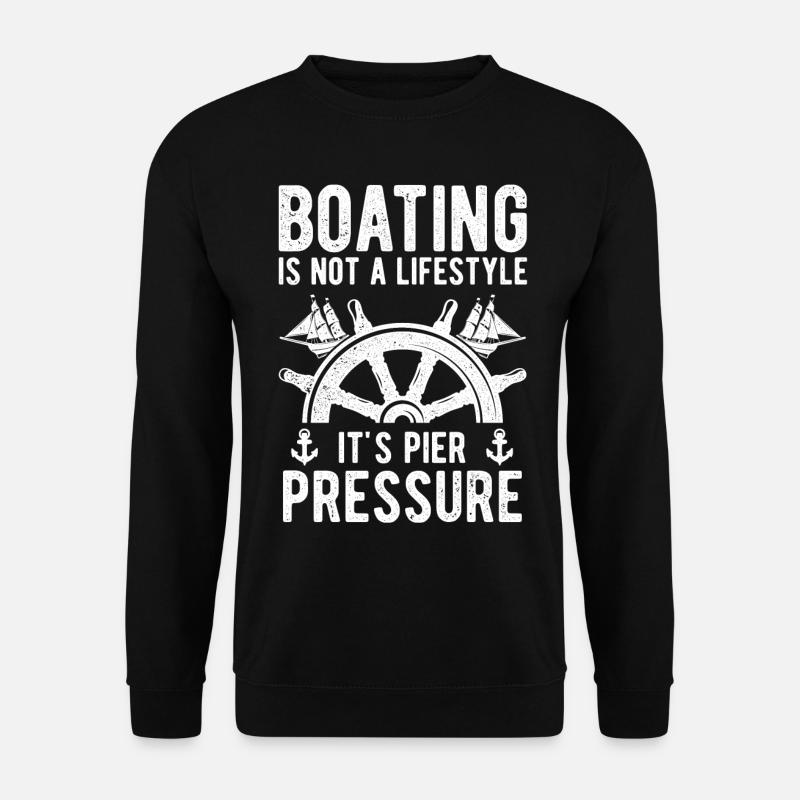 Excursion en bateau amusante - Sweat-shirt Unisexe - noir