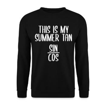 Lustige Mathematik Trigonometrie - Unisex Pullover - Schwarz - Vorne - Alina (178cm) & Michal (187cm)
