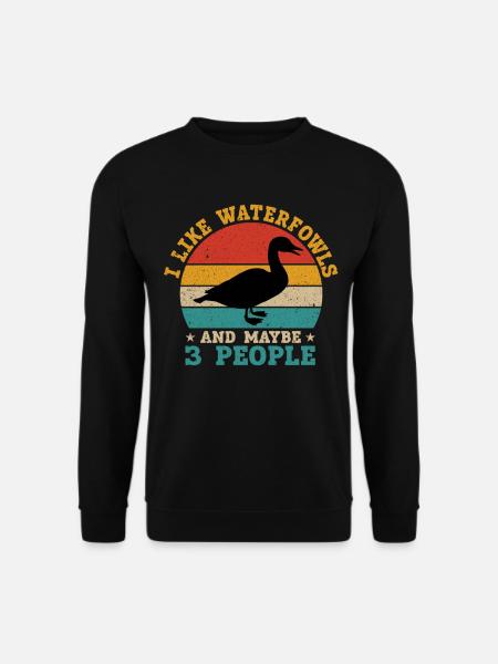 Fun waterfowl hunting - Unisex Sweatshirt - black