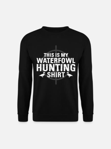 Fun waterfowl hunting - Unisex Sweatshirt - black