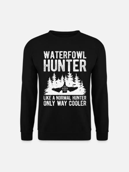 Fun waterfowl hunting - Unisex Sweatshirt - black