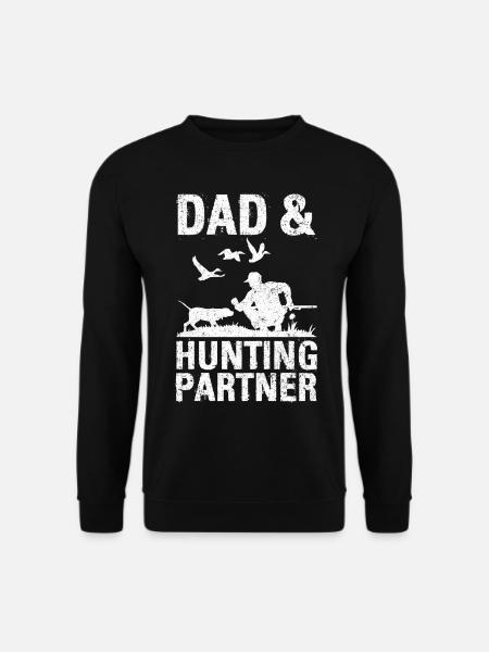 Fun waterfowl hunting duck hunt - Unisex Sweatshirt - black