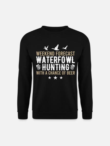 Fun waterfowl hunting - Unisex Sweatshirt - black