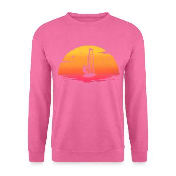 sunrise windsurf windsurfing - Sweat-shirt Unisexe - rose - Devant