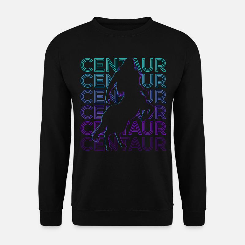 Centaur Retro Geschenk - Unisex Pullover - Schwarz
