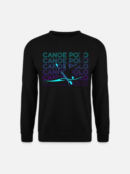 Canoe Polo Canoeing Canoeing Retro Gift - Unisex Sweatshirt - black