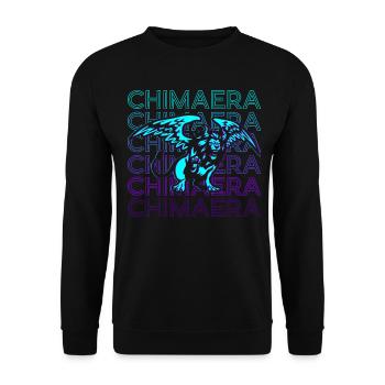 Chimera Ancient Greek Mythology Retro Gift - Unisex Sweatshirt - black - Front - Alina (178cm) & Michal (187cm)