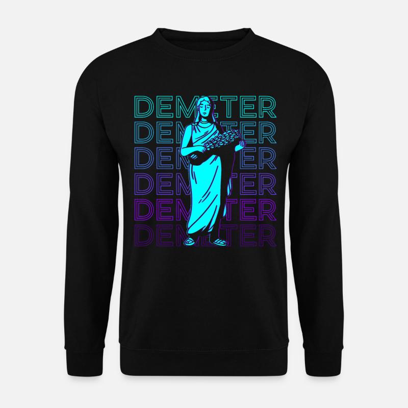 Demeter Griechische Göttin Antike griechische Myth - Unisex Pullover - Schwarz