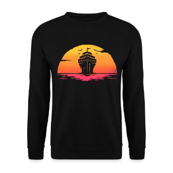 Sunrise Kreuzfahrtschiff - Unisex Pullover - Schwarz - Vorne - Alina (178cm) & Michal (187cm)