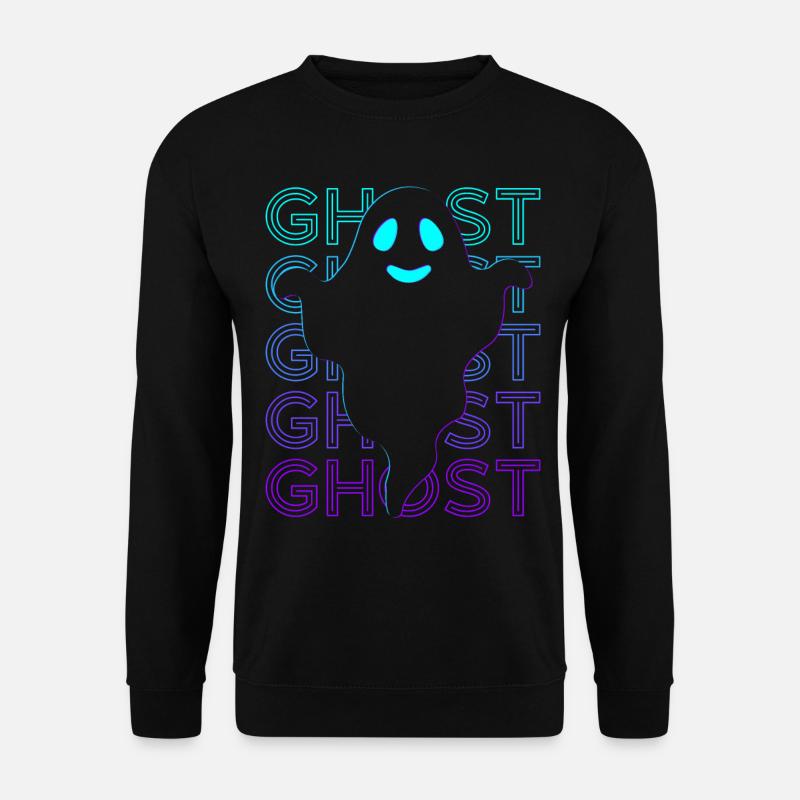 Fantôme Rétro - Sweat-shirt Unisexe - noir
