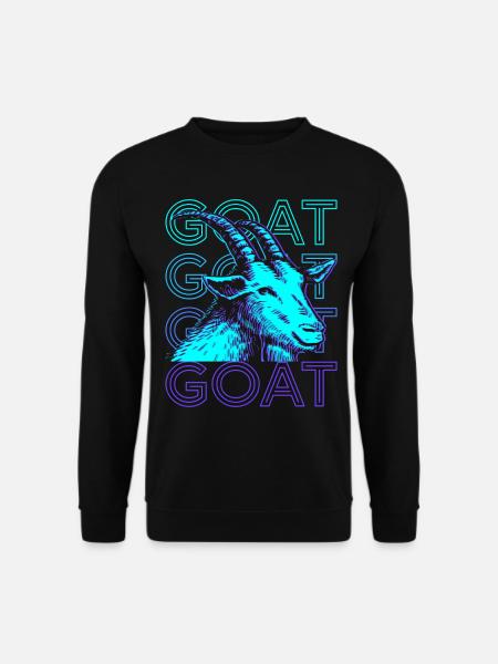 Goat Retro - Unisex Sweatshirt - black