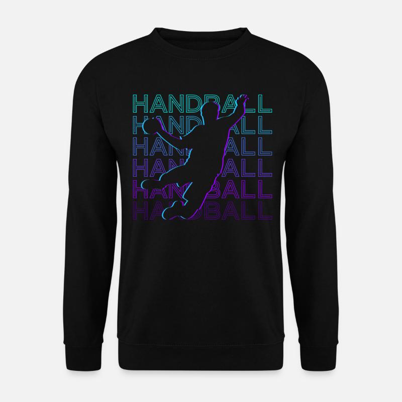 Handball player Retro - Unisex Sweatshirt - black