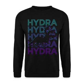 Hydra Greek Mythology Ancient Greek - Unisex Sweatshirt - black - Front - Alina (178cm) & Michal (187cm)