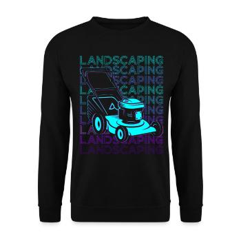 Landscape Gardener Landscape Gardener Retro - Unisex Sweatshirt - black - Front - Alina (178cm) & Michal (187cm)