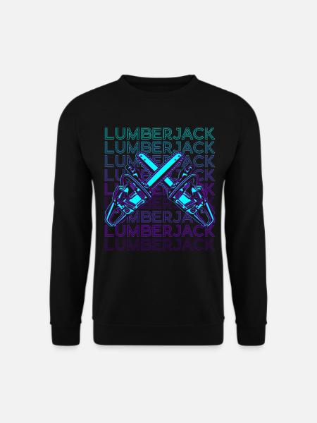 Lumberjack Lumberjack Retro - Unisex Sweatshirt - black