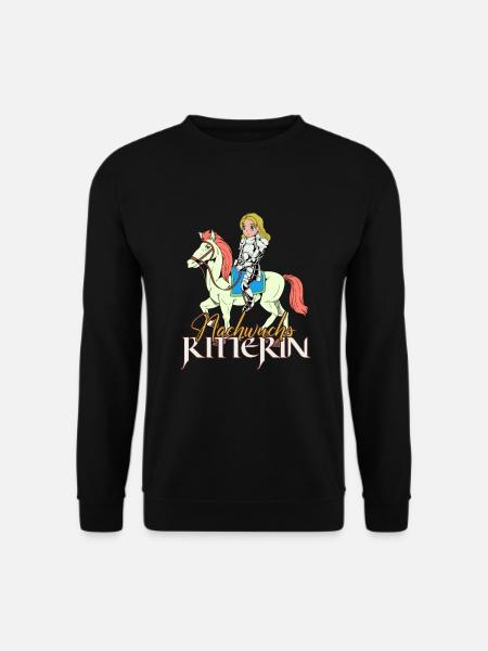 Ritter Mädchen - Nachwuchs Ritterin - Unisex Pullover - Schwarz