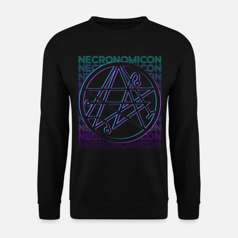Necronomicon Lovecraftian Retro - Unisex Sweatshirt - black