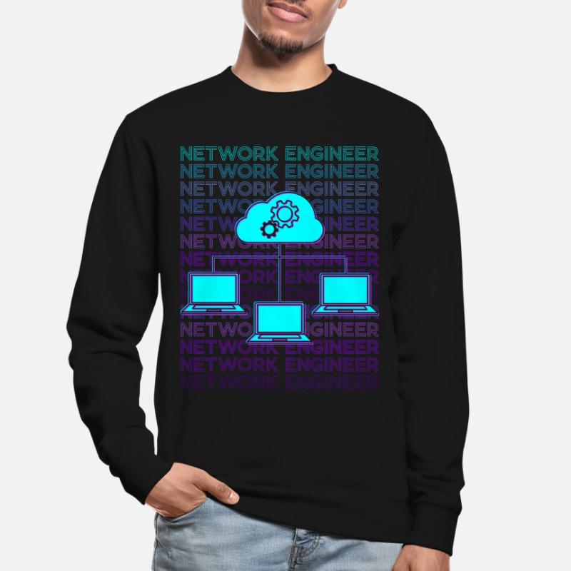 Network Engineer Network Technology Retro Unisex Sweatshirt