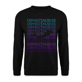 Ophiotaurus Greek Mythology Ancient Greek R - Unisex Sweatshirt - black - Front - Alina (178cm) & Michal (187cm)