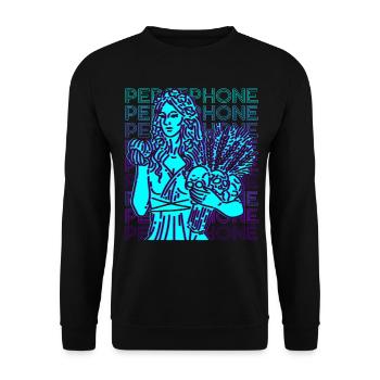 Perséphone Déesse grecque Mythologie grecque - Sweat-shirt Unisexe - noir - Devant - Alina (178cm) & Michal (187cm)