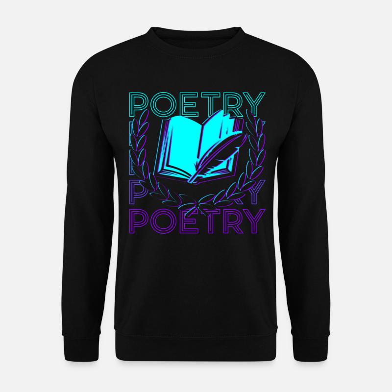 Poesi Poetisk Poet Forfatter Forfatter Ret - Genser unisex - svart